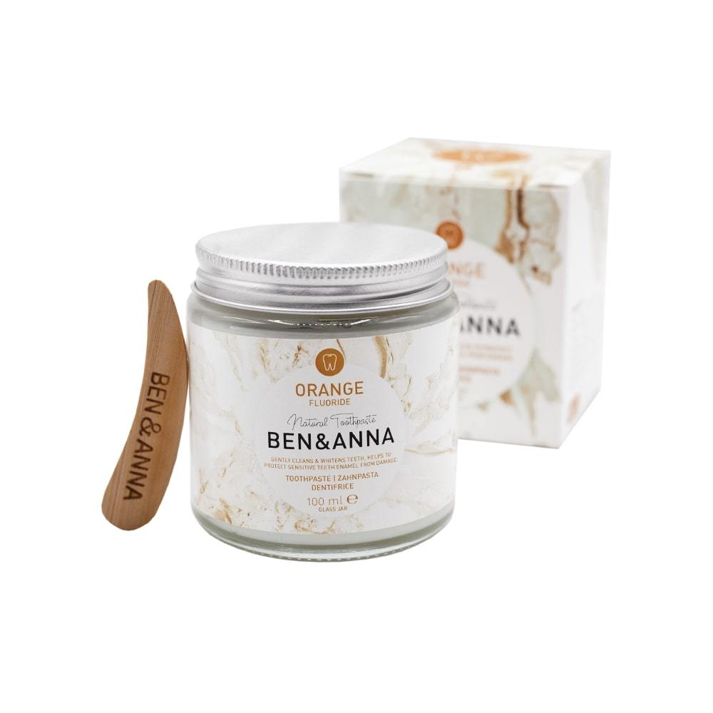 Toothpaste with Fluoride - Sensitive Orange - Plastic Free Amsterdam